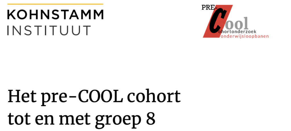 Dit is de voorkant van het rapport pre-COOL 2022 Leseman/Veen